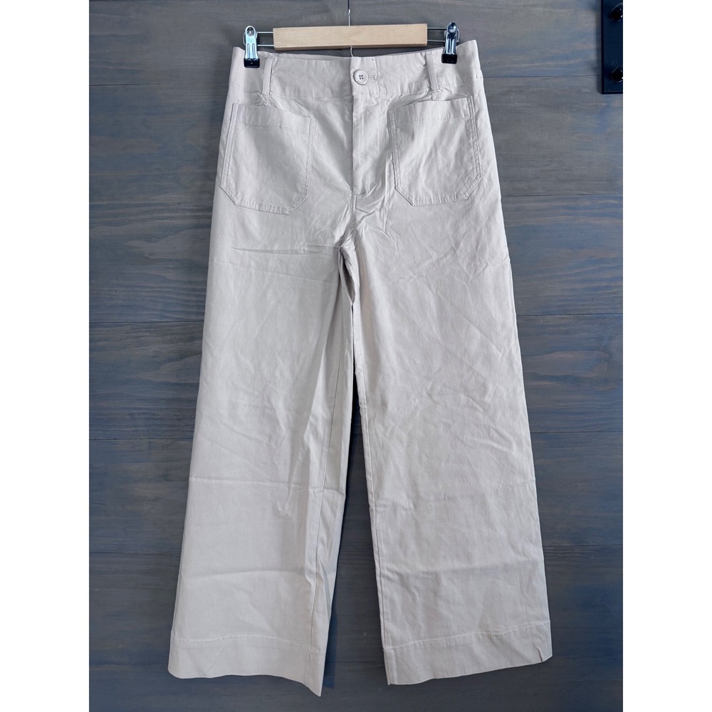 So Me Wide Leg Sailor‎ Front Pocket Pants Viscose Size Medium